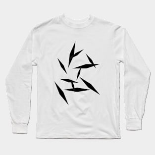 Splitter Pattern Long Sleeve T-Shirt